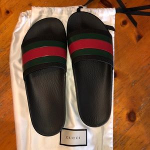 Brand new Gucci slides;size 9